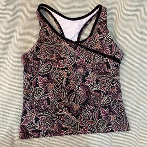 Thrifted Paisley Patterned Tank Top